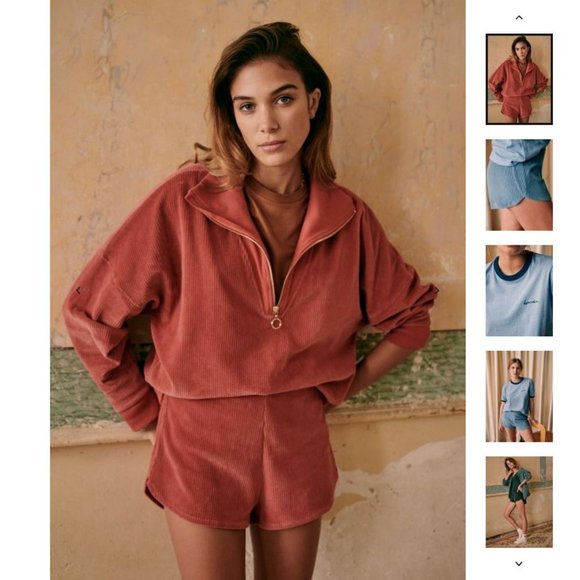 Sezane Tops - Sezane corduroy set XS pink